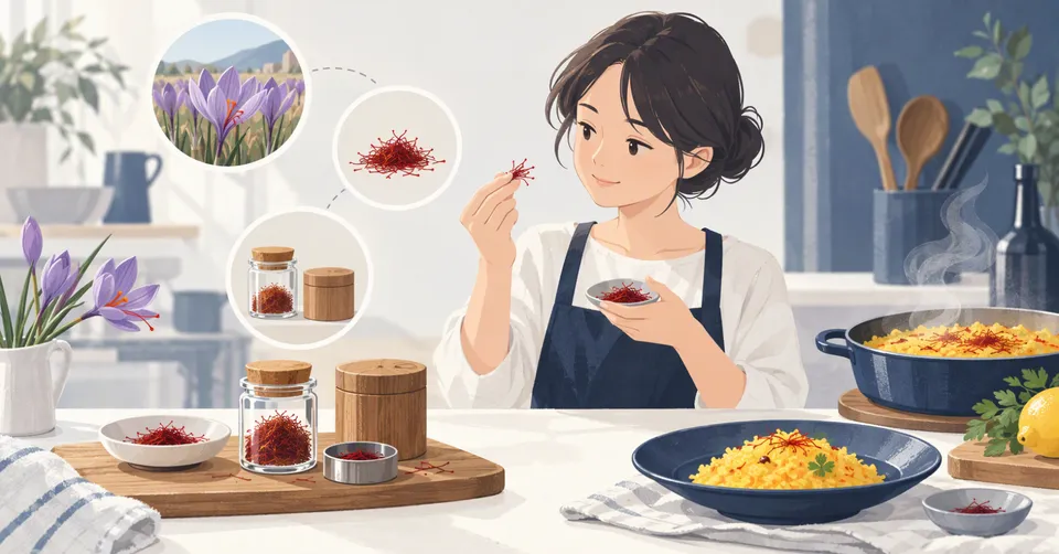 サフランの見つけ方｜使う量と保存のしやすさで選ぶ