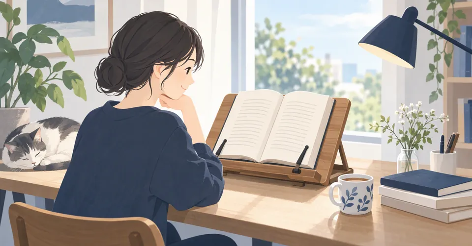 書見台の見つけ方｜本を押さえる手間を減らし、読みやすく