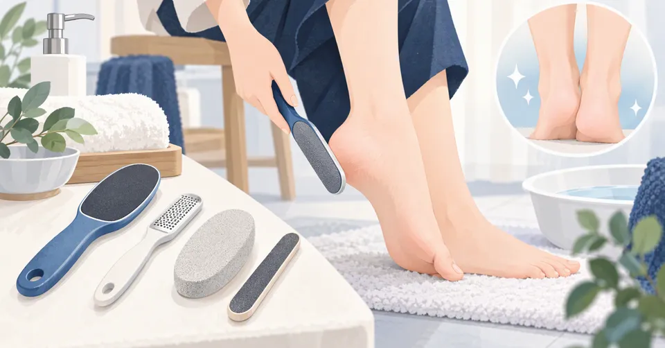 かかとやすりの見つけ方｜握りやすさと仕上げで選ぶ