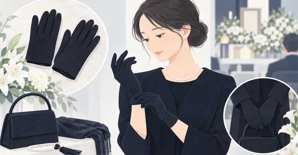 ネイル隠し手袋の見つけ方｜急な弔事の手元に備える