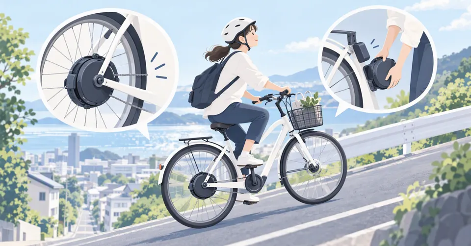 自転車用電動ブースターの見つけ方｜坂道と着脱の負担を減らす