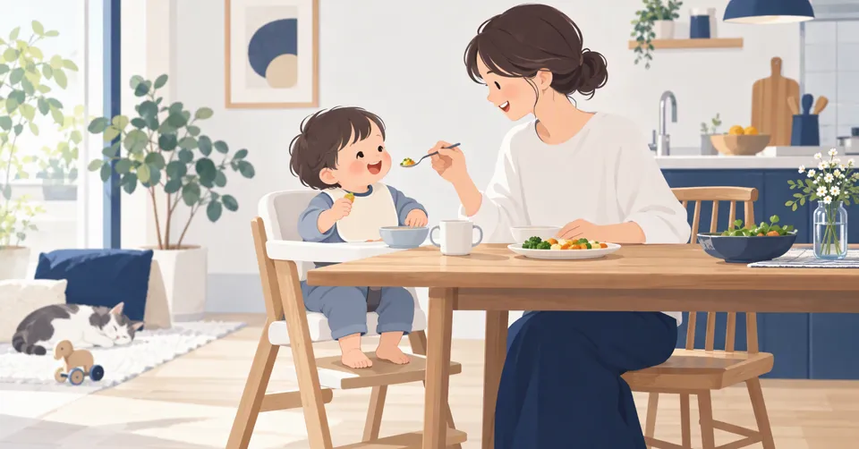 ベビーチェアの見つけ方｜食事も片付けも楽になる一脚