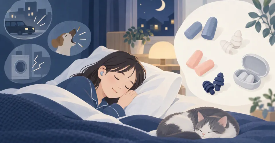 睡眠用耳栓の見つけ方｜生活音と耳の圧迫感を和らげる