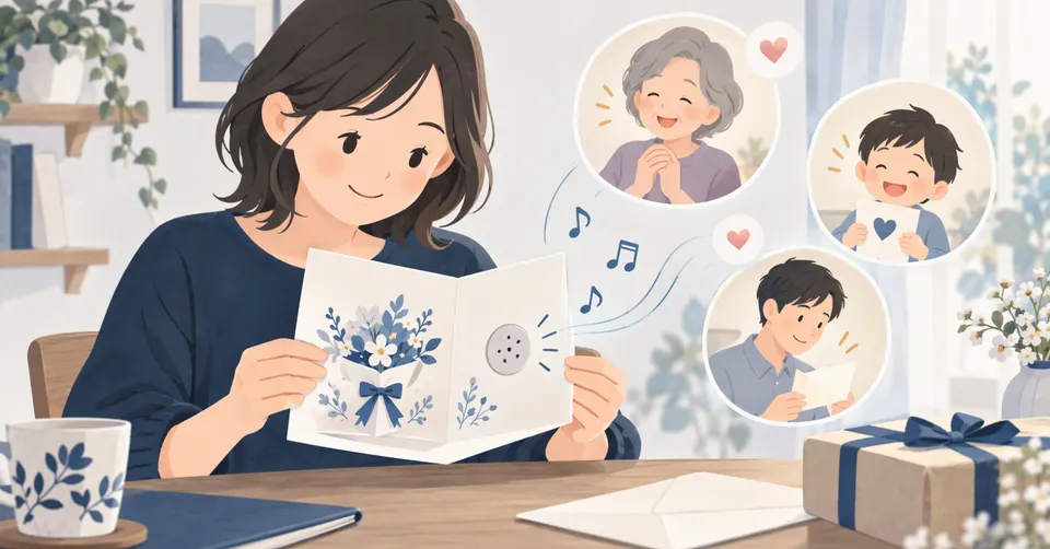 音声付きカードの見つけ方｜声と仕掛けで気持ちを届ける