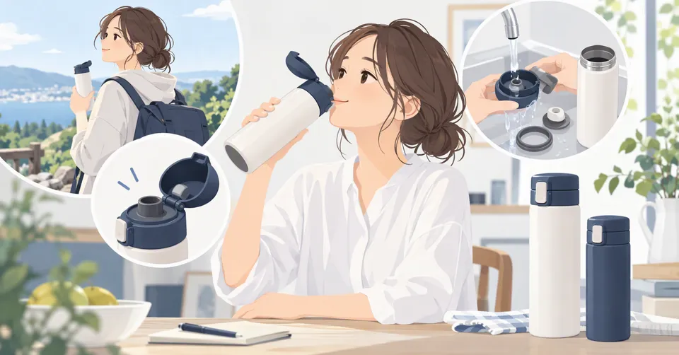 ワンタッチボトルの見つけ方｜飲みやすさと洗いやすさで選ぶ