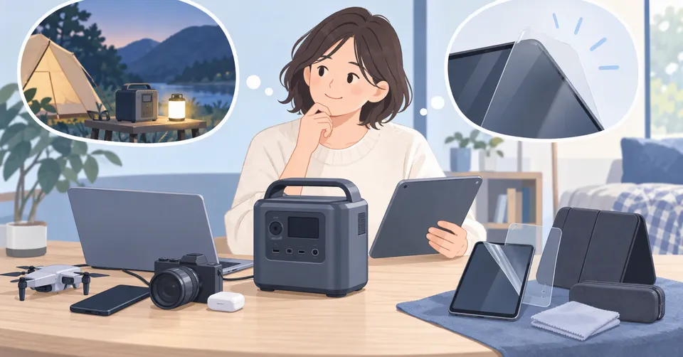Anker Solix C300 DCの見つけ方｜電源と画面保護を選ぶ